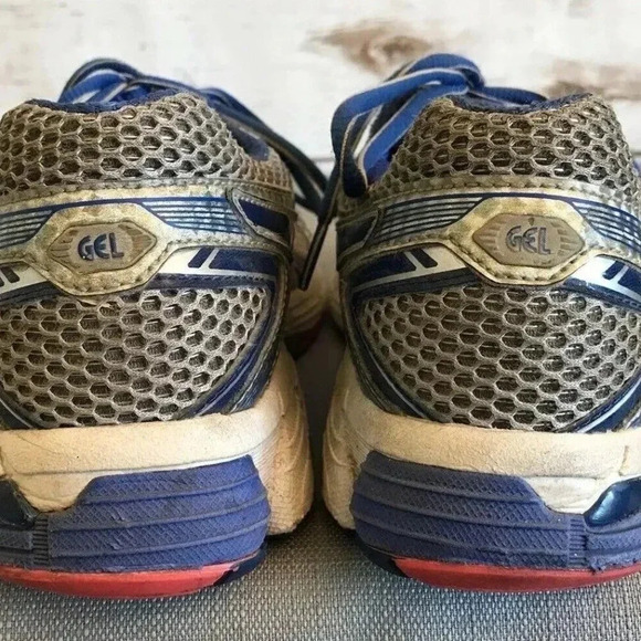 ASICS Women T3R5N Duomax GT-1000 Gel Gray Blue Athletic Running Shoes Size 8 - Picture 3 of 12